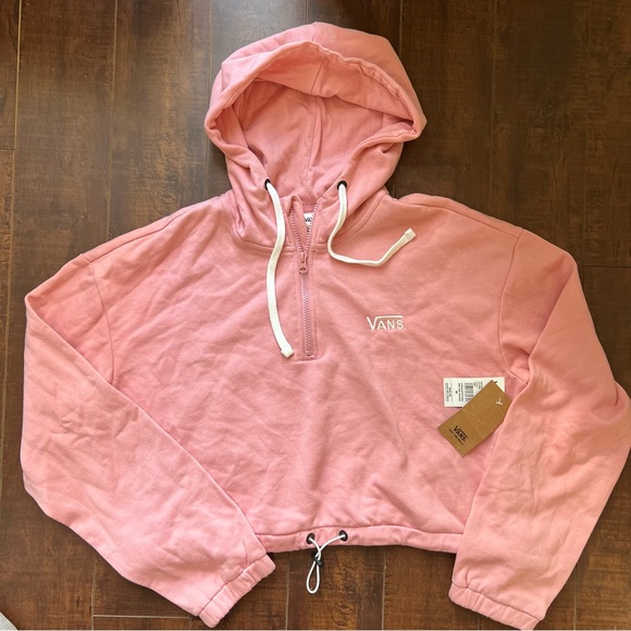 Vans Pink Hoodie Sweatshirt - Picture 1 of 6